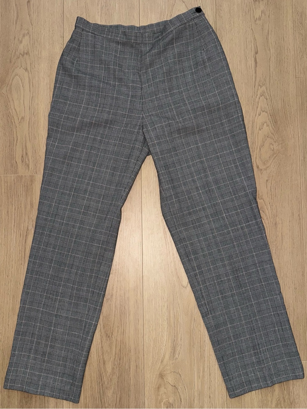 MARKS & SPENCER Plaid Cropped Trousers
